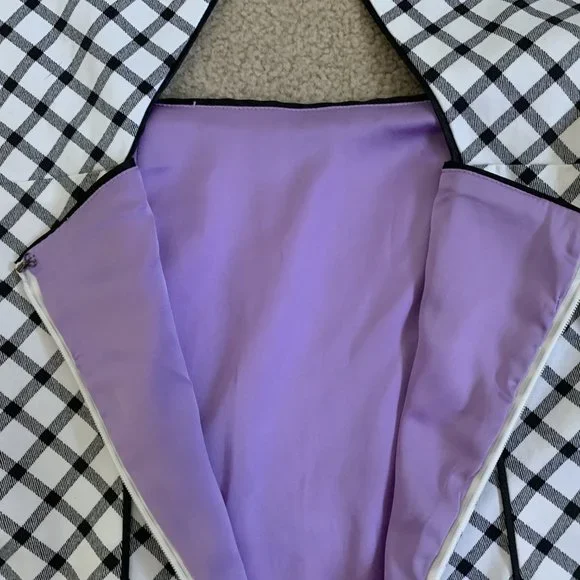 White House Black Market Plaid Top - Picture 6 of 11